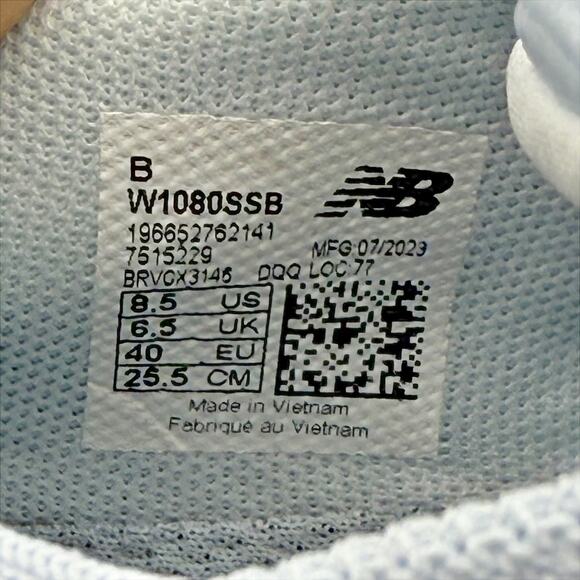 New Balance Womens Fresh Foam X 1080 Unlaced Sneakers US 8.5 M EU 40 Blue NIB - Picture 13 of 13